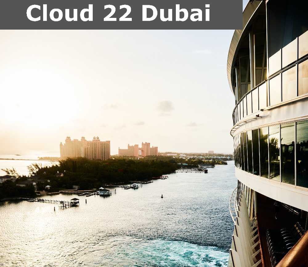 Sea View from the New tourists attraction Dubai "Cloud 22"  