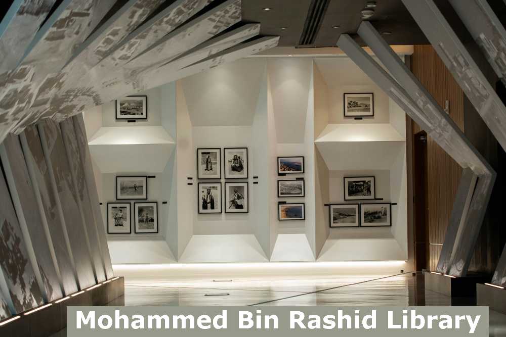 The interior  of Mohammed bin Rashid library for new Tourist