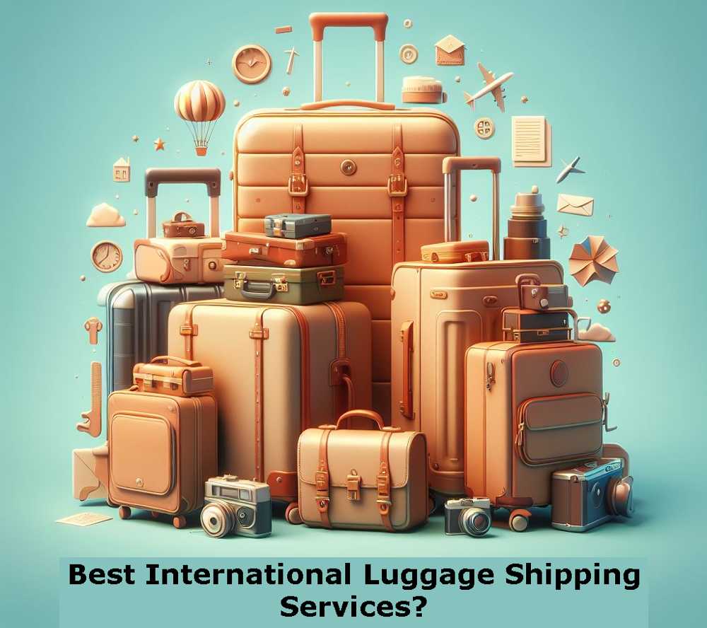 Image depicts luggage bags to ship, finding Best international luggage shipping services.
